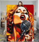 Music Is Universal Language Sherpa Blanket - Beyond T-shirts